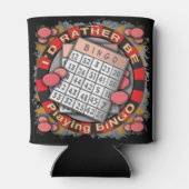 Rather Play Bingo kann cooler werden Dosenkühler (Rückseite)