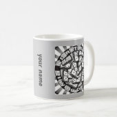 Rather Play Dominoes Kaffeetasse (VorderseiteRechts)