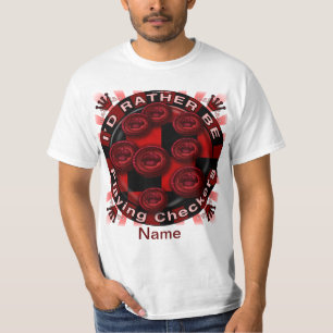 Rather Play Schachbretts T - Shirt