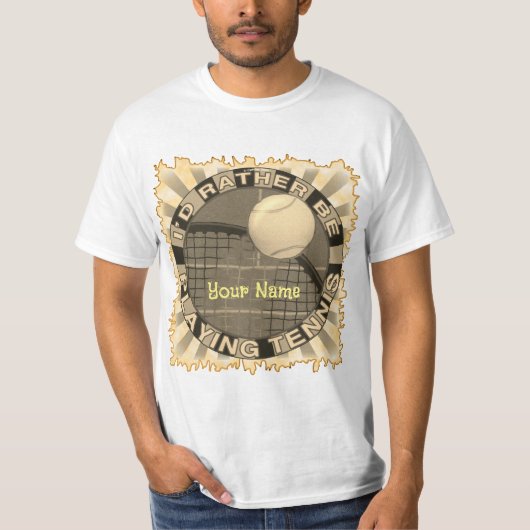 Rather Play Tennis T-Shirt (Vorderseite)