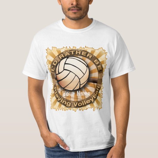 Rather Play Volleyball T-Shirt (Vorderseite)