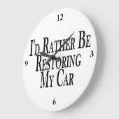 Rather Restore Car Große Wanduhr (Winkel)