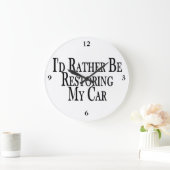 Rather Restore Car Große Wanduhr (Zuhause)