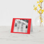 Rathskeller Raleigh NC Illustration Karte (Gelbe Blume)