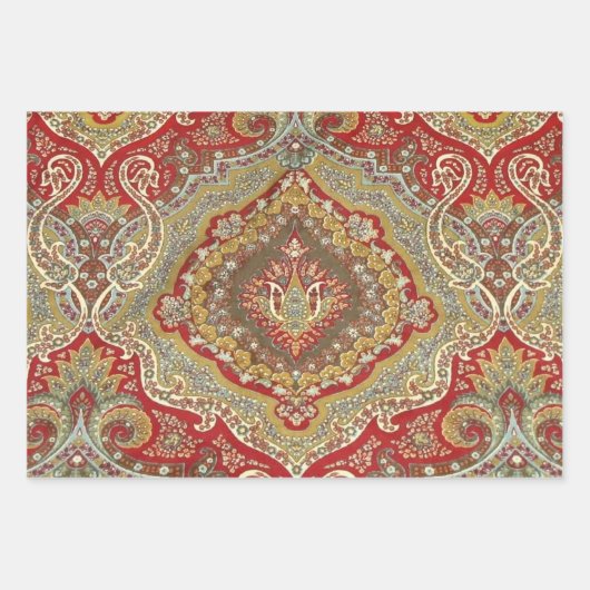 Ratih Paisley Geschenkpapier Set (Vorderseite)