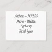 Ratilac Visitenkarte (Rückseite)