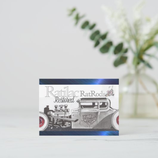 Ratilac Visitenkarte (Stehend Vorderseite)