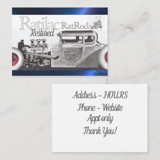 Ratilac Visitenkarte (Vorne/Hinten)