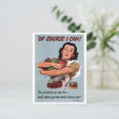 Rating Points Vintage Poster Postkarte (Stehend Vorderseite)