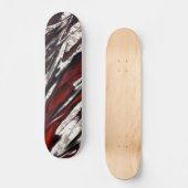 Rating Red Flames Skateboard (Vorderseite)
