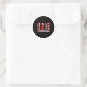 Rating Sun Karate Runder Aufkleber (Tasche)