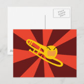 Rating Trombone Postkarte (Vorne/Hinten)