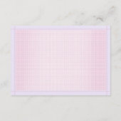 Ratings Count Baby Dusche Niedliches Lila Bärenspi Begleitkarte (Rückseite)