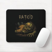 Ratio'd Teag Meme Funny Zombie Npc Ratioed Gamer H Mousepad (Mit Mouse)