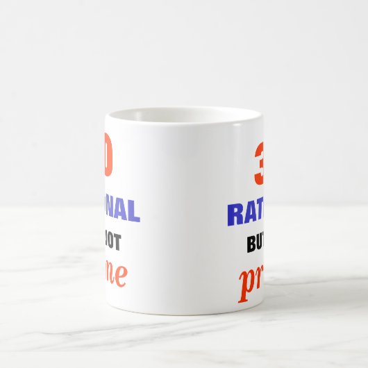 Rational aber nicht Haupt Kaffeetasse (Mittel)