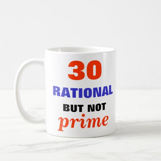 Rational aber nicht Haupt Kaffeetasse (Links)