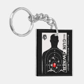 Rational Registered and Ready Gun Owner Schlüsselanhänger (Vorderseite links)