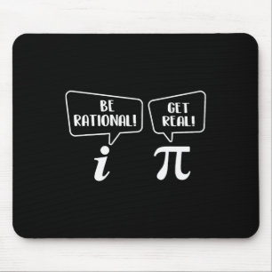 Rational werden - pi Day Mathematik Lover Science Mousepad