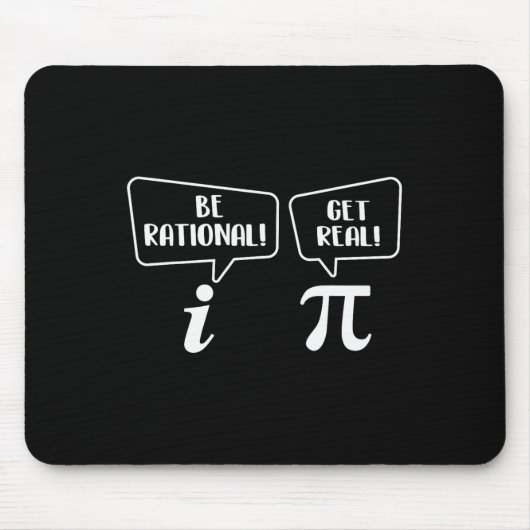 Rational werden - pi Day Mathematik Lover Science Mousepad (Vorne)