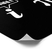 Rational werden - pi Day Mathematik Lover Science Poster (Ecke)