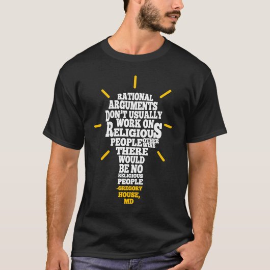 Rationale Argumente funktionieren nicht T-Shirt (Vorderseite)