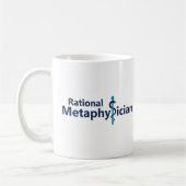 Rationaler Metaphysiker Stab des Asklepios Kaffeetasse (Links)
