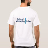 Rationaler Metaphysiker Stab des Asklepios T-Shirt (Rückseite)