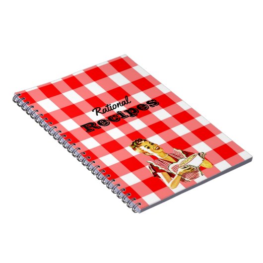 Rationales Rezept-Notizbuch 3 Notizblock (Rechte Seite)