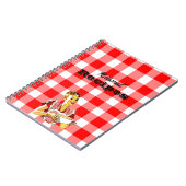 Rationales Rezept-Notizbuch 3 Notizblock (Linke Seite)