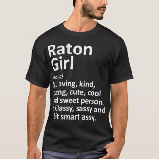 RATON L NM NEW MEXICO Funny City Zuhause Roots Gif T-Shirt