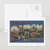 Raton, New Mexico - Große Briefmarkenszenen Postkarte (Vorne/Hinten)