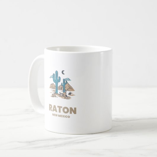 Raton - New Mexico Kaffeetasse (Vorderseite Links)