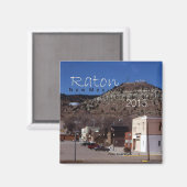 Raton New Mexico USA Staat Souvenir Kühlschrankmag Magnet (Vorderseite/Rückseite)