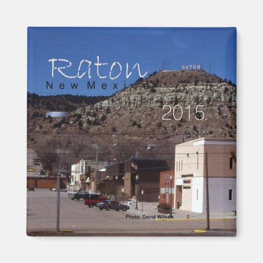 Raton New Mexico USA Staat Souvenir Kühlschrankmag Magnet (Vorne)