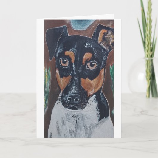 Ratonero in Canyon Malerei von Alfred Fox Karte (Vorderseite)