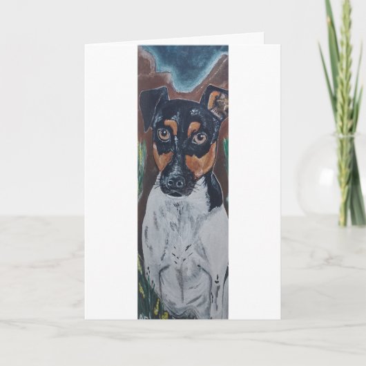 Ratonero in Canyon Malerei von Alfred Fox Karte (Vorderseite)