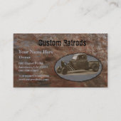 Ratrod LKW-rostiges Metall Visitenkarte (Vorderseite)