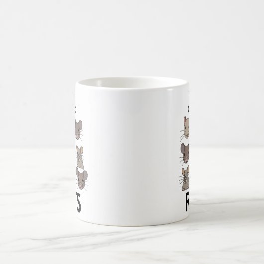 Rats Animal, das wir auf Chat sind Funny Rats Kaffeetasse (Mittel)