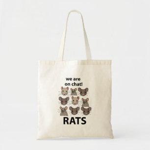Rats Animal, das wir auf Chat sind Funny Rats Tragetasche