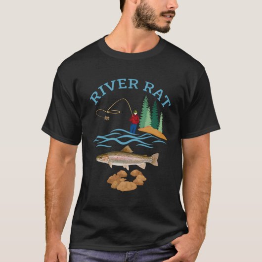 Rats Fishing T-Shirt (Vorderseite)