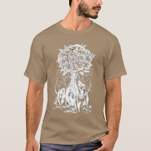 Rats gotische Chalice Vase Rose Blume fetus horro T-Shirt