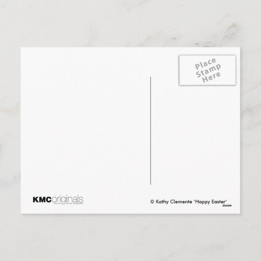 Rats Osterkörbe Postkarte (Rückseite)