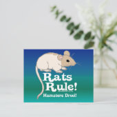 Rats-Regel! Postkarte (Stehend Vorderseite)
