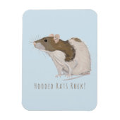 Rats Rock Agouti Magnet (Vertikal)