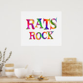 Rats Rock Poster (Küche)