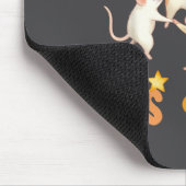 Rats Spelled Backwards Is Star Funny Rat Meme Rat Mousepad (Ecke)
