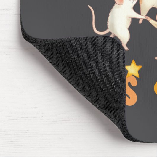 Rats Spelled Backwards Is Star Funny Rat Meme Rat  Mousepad (Ecke)