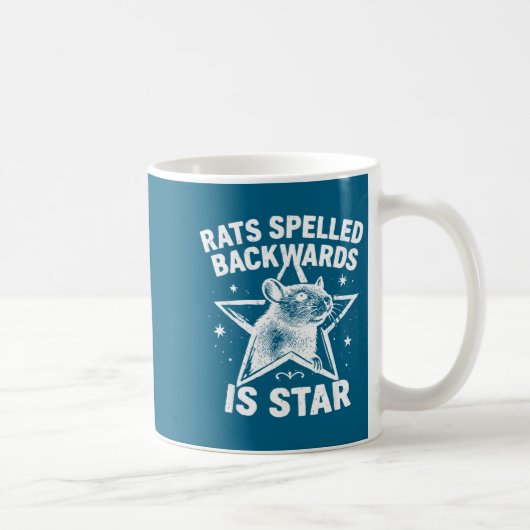 Rats Spelled Backwards Is Star Kaffeetasse (Rechts)