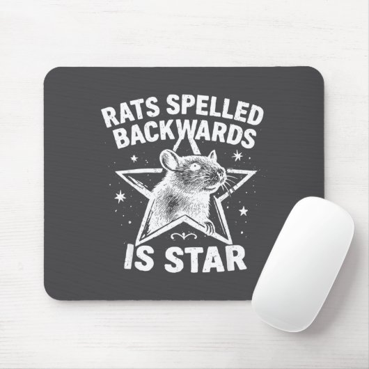Rats Spelled Backwards Is Star Mousepad (Mit Mouse)