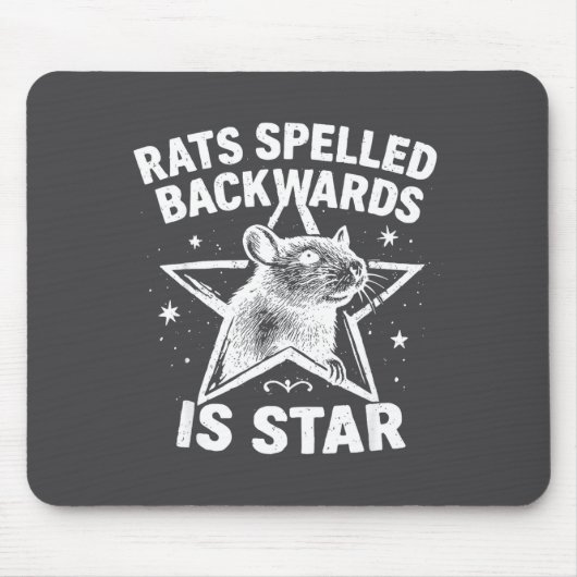 Rats Spelled Backwards Is Star Mousepad (Vorne)